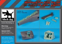 Black Dog A48205 Westland Sea King big set with BDA48203 and BDA48204 (designed to be used with Airfix kits) 1/48
