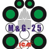 KAV M72028 МиГ-25 (ICM 72171, 72172, 72173) Окрасочная маска на остекление 1/72
