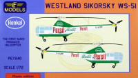 Lf Model LFM-P7240 1/72 W.Sikorsky WS-51 Persil promoted helicopter