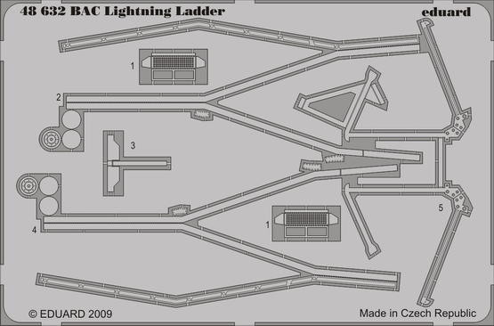 Eduard 48632 BAC Lightning ladder AIR/EDU