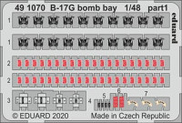 Eduard 491070 SET B-17G bomb bay (HKM)