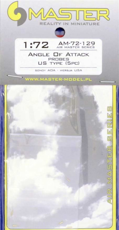 Master AM-72-129 1/72 Angle Of Attack probes - US type (5 pcs.)