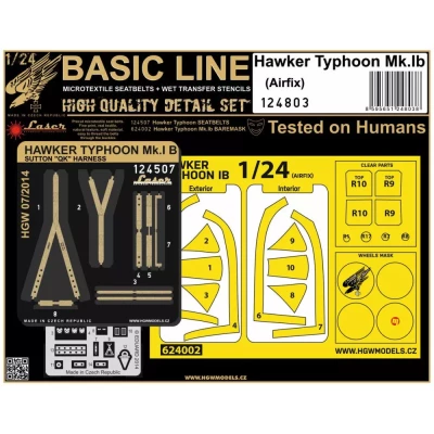 HGW 124803 Hawker Typhoon Mk.Ib (AIRFIX) BASIC LINE 1/24