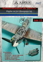 Aires 2017 Bf 109G-6 detail engine set