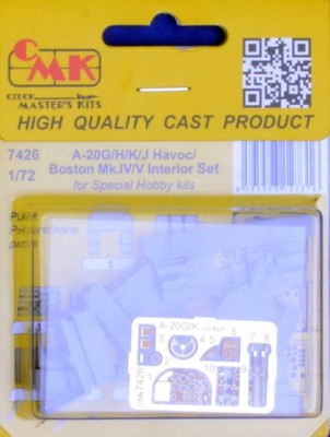 CMK 7426 A-20G/H/K/J Havoc/Boston Mk.IV/V Interior Set 1/72
