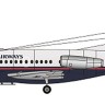 F-rsin Plastic FRP4098 Fokker F-28-1000 British Airways/TAT 1/144