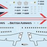 F-rsin Plastic FRP4098 Fokker F-28-1000 British Airways/TAT 1/144