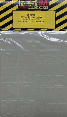 RES-IM RESIMG4808 1/48 Masks for Bf 109G (EDU 8268)