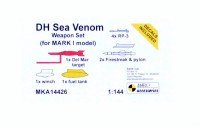 Mark 1 Models MKA-14426 DH Sea Venom - weapon set (MARK 1 MODEL) 1/144