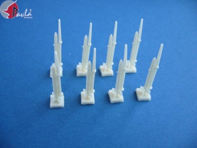 Pavla Models W72-22 British 25 lb SAP HE Head rocket projectile 1:72