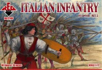 Red Box 72100 Italian Infantry. Set 2. 16 c. 1/72