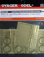 Voyager Model PEA185 WWII U.S. Jeep Willys MB snow plow w/ tyre chains(For TAMIYA /ITALIAN) 1/35
