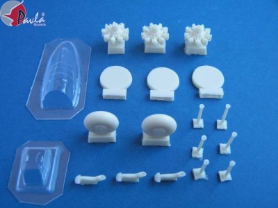Pavla Models U72-46 SM.79 Sparviero exterior for Italeri 1:72