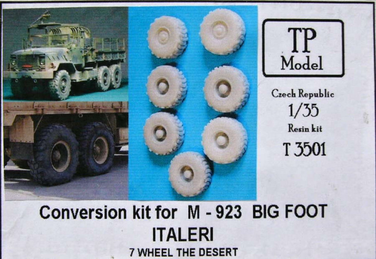 TP Model T-3501 Wheel set M-923 Big Foot (7 wheels) 1/35