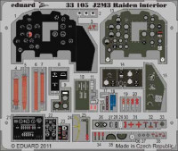 Eduard 33105 1/32 Цветное Фототравление для J2M3 Raiden interior S.A. 1/32