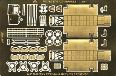 White Ensign Models PE 7245 HANDLEY PAGE HALIFAX EXTERIOR DETAILS 1/72