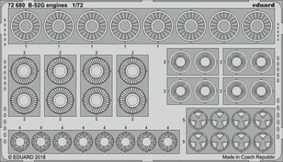 Eduard 72680 B-52G engines 1/72