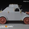 Voyager Model PR35116 WWII German Kubelwagen Type 82 Early Wheels Pattern 1 (For All) 1/35