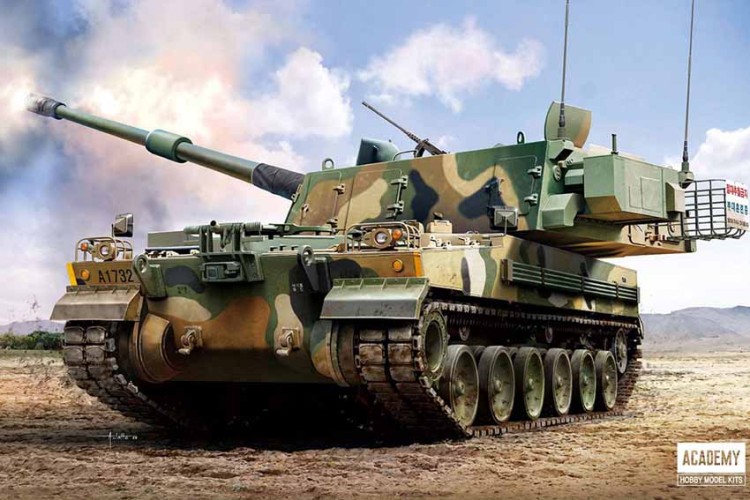 Academy 13561 Korean Army K9A1 Self-Propelled Howitzer 1/35