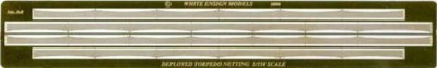 White Ensign Models PE 35020 WATERLINE TORPEDO NETS for ICM Konig Class Battleships 1/350