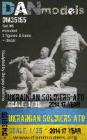 Dan Models 35155 2014-2017 Украина. АТО. Украинський солдат набор №6 - 2 фигури (смола) + шеврони (декаль) 1/35