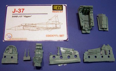 NeOmega 48014 SAAB J-37 Viggen кабина 1/48