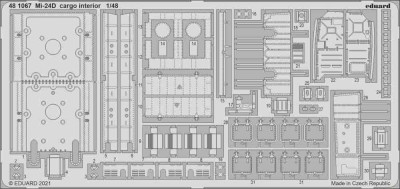 Eduard 481067 SET Mi-24D cargo interior (EDU) 1/48