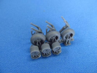 Metallic Details MDR7262 Antonov An-14 Pchelka landing gears (designed to the used with A-Model kits) 1/72