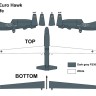 Miniwing Plastic MINI310 Northrop-Grumman RQ-4B EUROHAWK Luftwaffe 1/144
