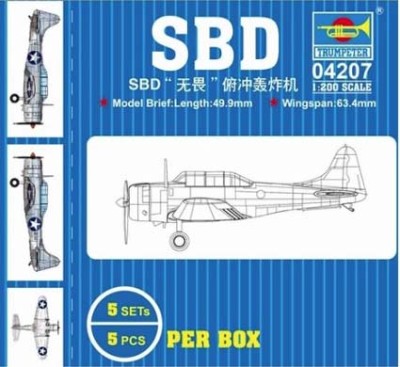 Trumpeter 04207 Американский Самолет SBD 1/200