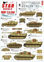 Star Decals 72-A1001 Battle for Berlin 45 # 1 1/72