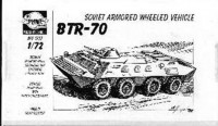Planet Models MV7202 1/72 BTR-70 Soviet Vehicle