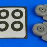 Aires 7316 C-47 Skytrain wheels & paint masks 1/72
