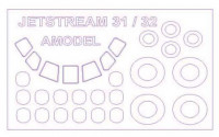 KV Models 72600 JetStream 31/32 (AMODEL #72238,#72262/SOVA-M #SVM-72007,#SVM-72010) + маски на диски и колеса AMODEL/SOVA-M 1/72