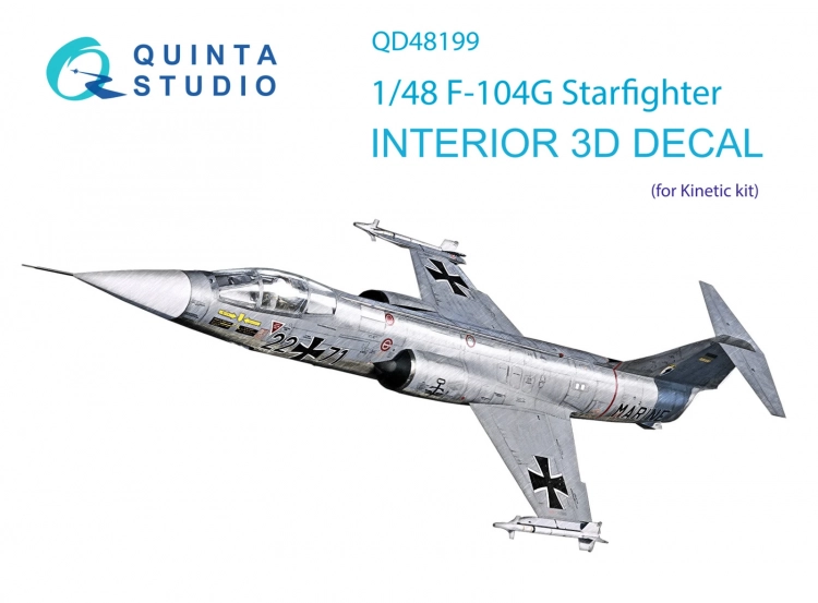 Quinta studio QD48199 F-104G (Kinetic) 1/48