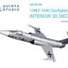 Quinta studio QD48199 F-104G (Kinetic) 1/48