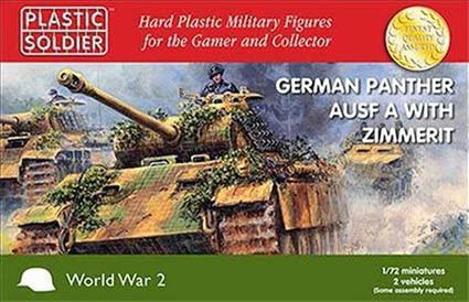 Plastic Soldier R20011 1/72nd Panther with Zimmerit
