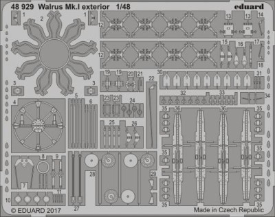 Eduard 48929 Walrus Mk.I exterior 1/48 1/48