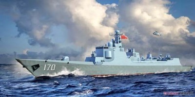 Trumpeter 06730 Ракетный Эсминец Тип 052С ВМС Китая 1/700