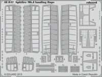 Eduard 48847 Spitfire Mk.I landing flaps 1/48