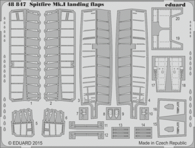 Eduard 48847 Spitfire Mk.I landing flaps 1/48