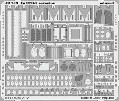 Eduard 48749 Ju 87D-5 exterior