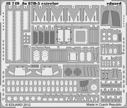 Eduard 48749 Ju 87D-5 exterior