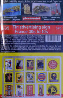 Plusmodel 570 Tin advertising sign, France 30s-40s 1/35