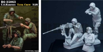 Bravo6 35063 USMC Tank Crew 1/35
