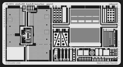 Eduard 35875 StuG.III Ausf.B interior TAM