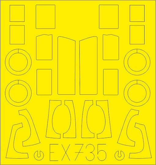 Eduard EX735 Mask 1/48 Proctor Mk.I (DORA W.)