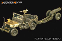 Voyager Model PE35342 Фототравление U.S. M1A1 75mm Pack Howitzer (For Vison Models 35001) (распродажа) 1/35