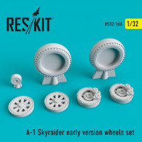 Reskit RS32-0166 A-1 Skyraider early version wheels set Zoukei Mura, Trumpeter 1/32