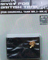 AFV club AG35021 Заклепки для Churchill (AF35153) 1/35